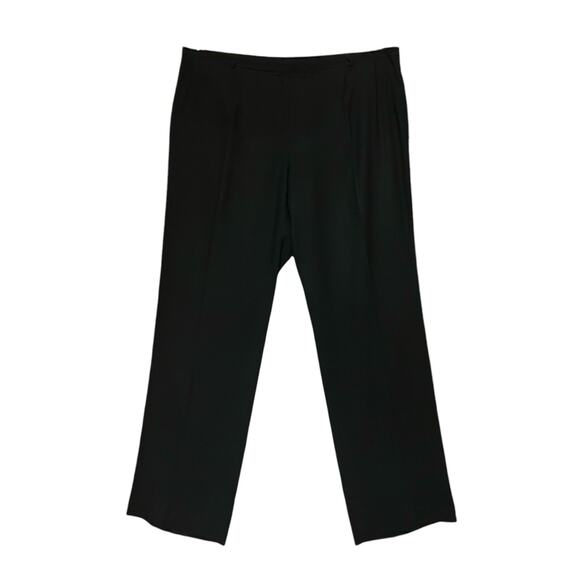 Nygard Collection Women's Black Wide Leg Lined 31" Inseam Slacks/Pants | Size 24 - Picture 1 of 7